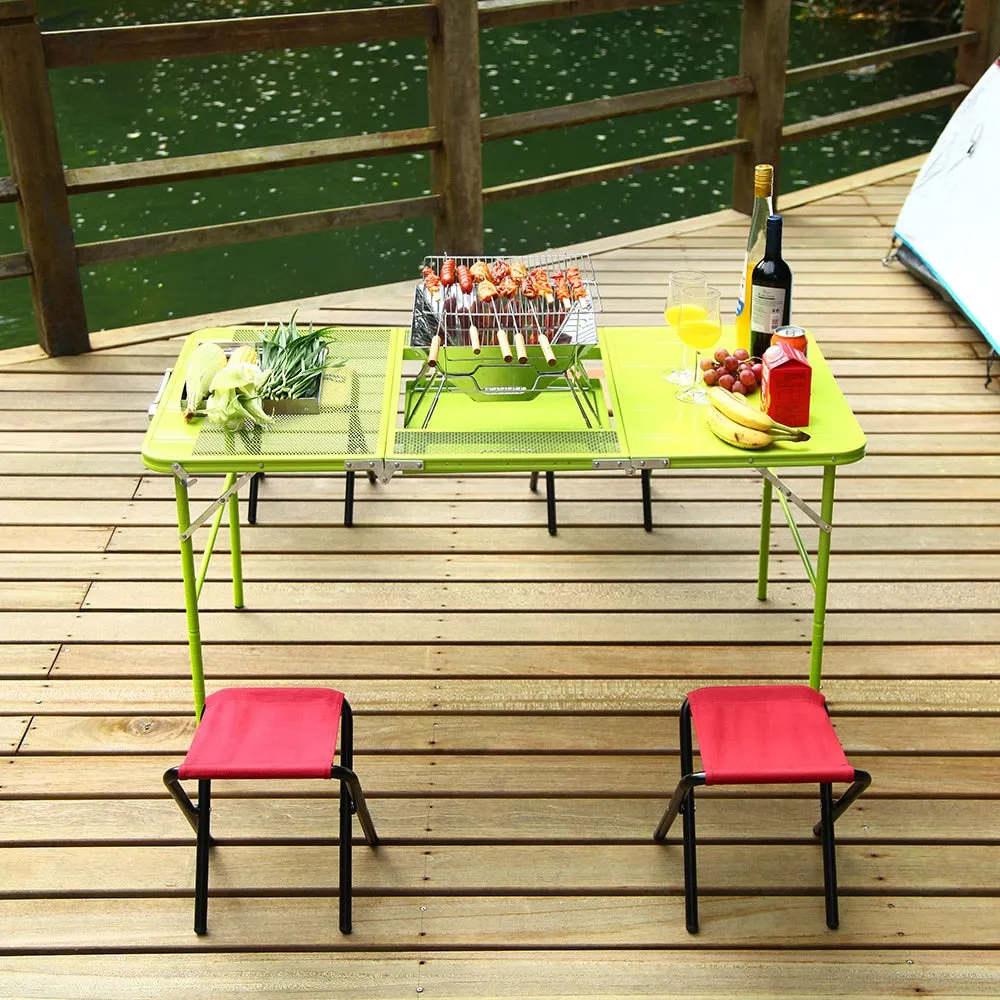 Treble Folding Table