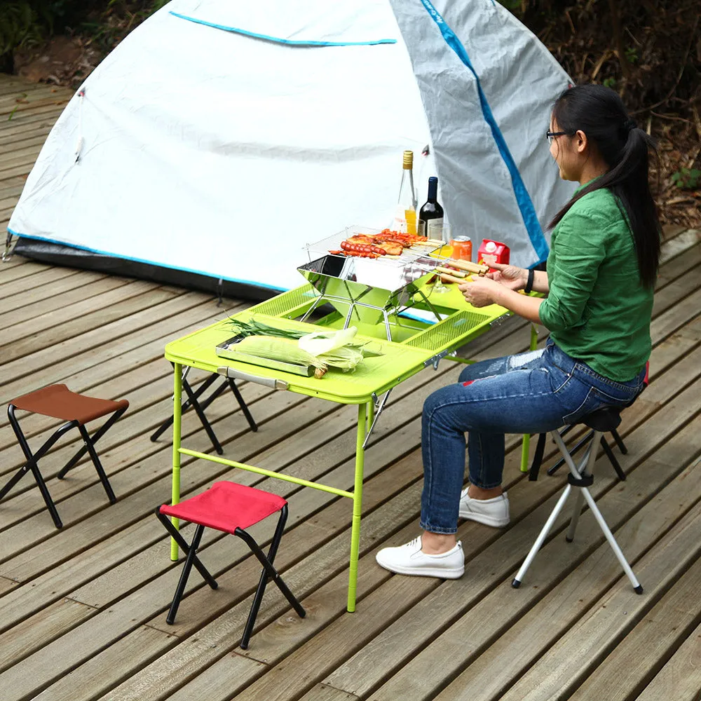 Treble Folding Table