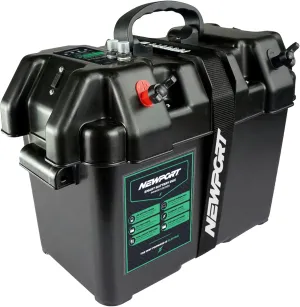 Trolling Motor Smart Battery Box Power Center with USB and DC Ports