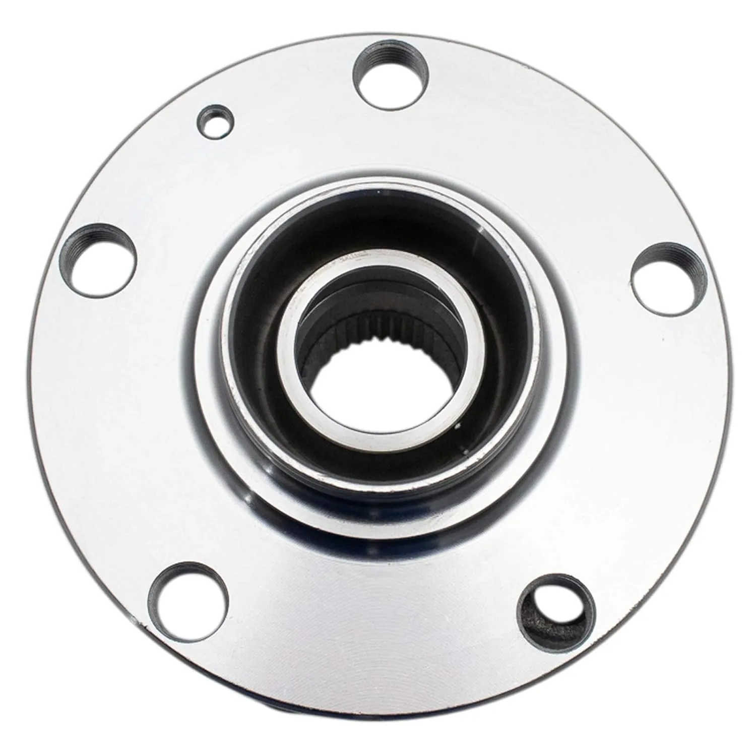 TRQ Front Wheel Hub Bearings Assembly Set Compatible with 2002-2008 Audi A4 A4 Quattro 2002-2004 A6 A6 Quattro 2007-2008 RS4 2004-2008 S4