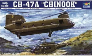 Trumpeter 1/35 Scale CH47A Chinook Helicopter