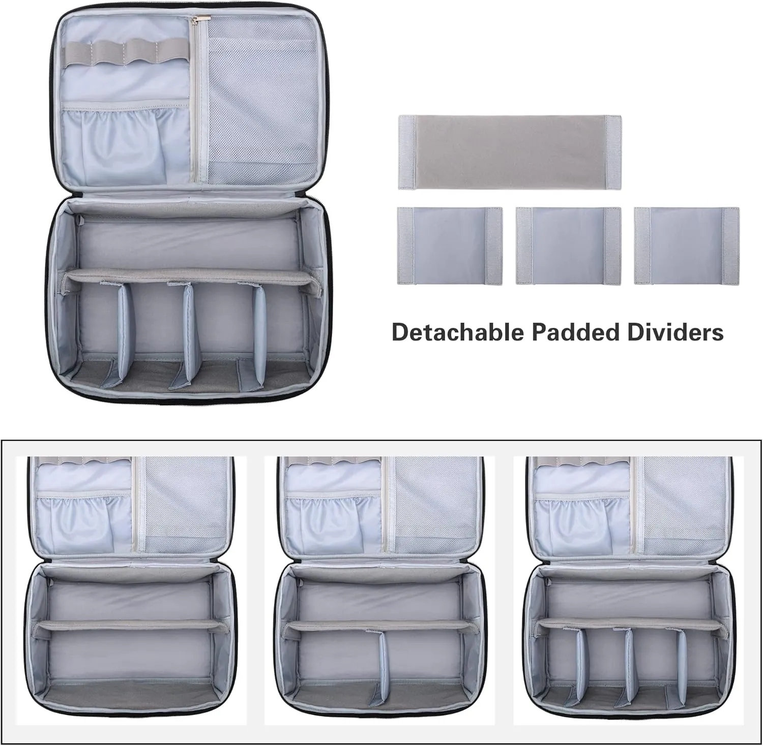 Trunab Medicine Storage Bag with Combination Lock, Lockable Pill Bottle Organizer, Travel Medication Carry Case for Medicine Box, Prescription, Vitamins, Supplements or Medical Supplies