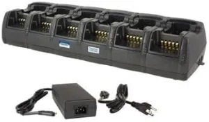 Twelve Bay Rapid Vehicle Charger for Kenwood TK-5210GK3 Rechargeable Two Way Radio - Dual Pod Design