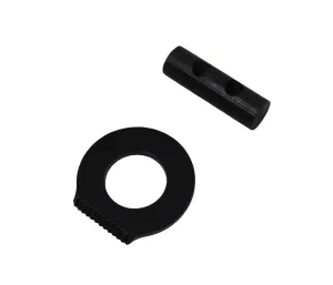 Type-III Firestarter 1" Ferrocerium Toggle w/ Loop and Serrated Knife/Striker for Paracord Projects