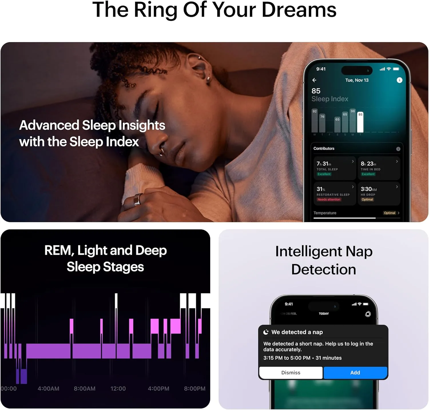 ULTRAHUMAN Ring AIR-Smart Ring Health Tracker, Size First Sizing Kit,Sleep Tracker,Smart Ring for Men/Women,Fitness Tracker (Made in India, Bionic Gold, 12)