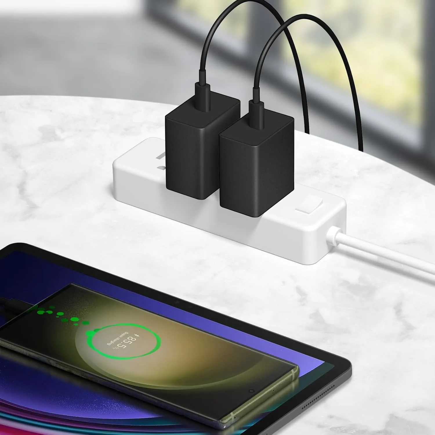 USB C Charger Type C Charger Fast Charging 10FT 45W Samsung Chargers 2-Pack with iPhone 16/16 Plus/16 Pro/16 Pro Max/iPhone 15/15 Pro Max/iPad Pros/AirPods/Samsung Galaxy S25 S24 S23 S22 S21,Android