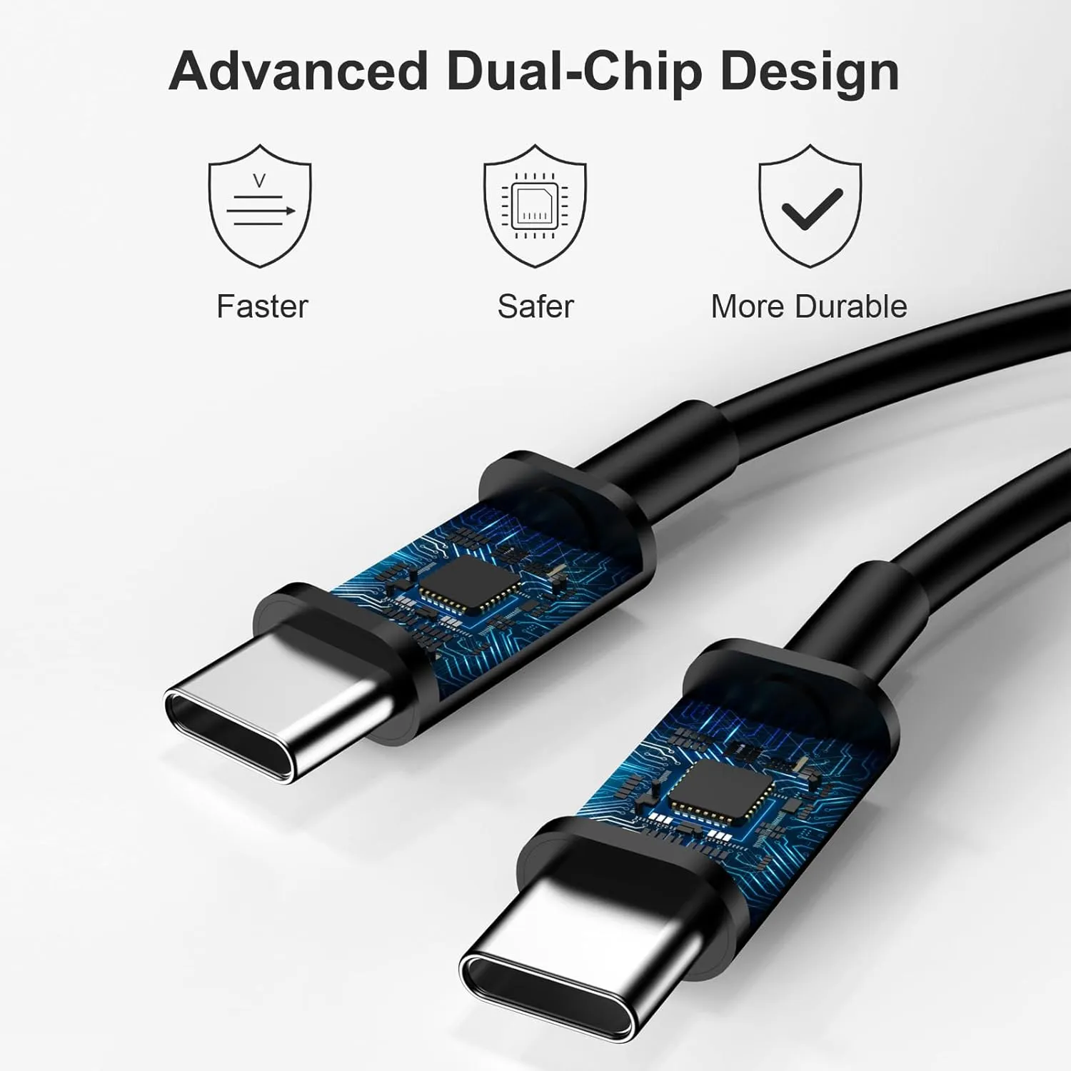 USB C Charger Type C Charger Fast Charging 10FT 45W Samsung Chargers 2-Pack with iPhone 16/16 Plus/16 Pro/16 Pro Max/iPhone 15/15 Pro Max/iPad Pros/AirPods/Samsung Galaxy S25 S24 S23 S22 S21,Android
