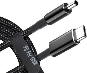 USB C to Slim Laptop Charging Cable Adapter Male Type C to DC Converter 6.5ft 100W PD Power Charger Supply Cord for Asus EXA1203YH Notebook EXA1203XH 19V 3.42A 65W (4.5 x 3.0mm for ASUS)