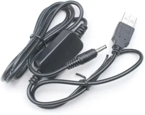 USB Power Travel Charger Cable for Icom air-Band Radio transceiver IC-A25N IC-A25C IC-A25 IC-A24 IC-A23 IC-A6 IC-A5 IC-A4