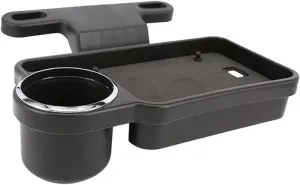 Vaguelly Car Folding Holder Tray for Rear Black Food and Drink Organizer Easy Install Travel Table for Snacks and Drinks Versatile Car Accessories