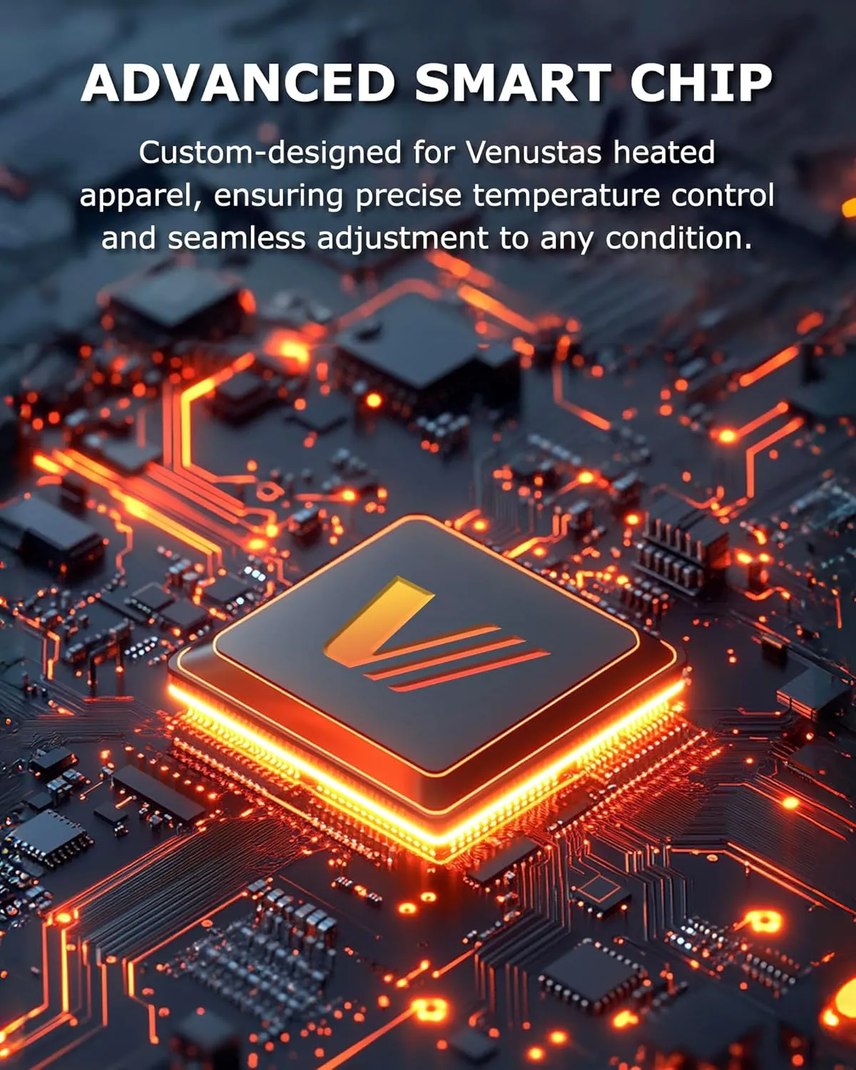 Venustas 12V Dual-Control Heated Hoodie (Unisex) with Battery Included, Electric Heated Sweatshirt Coat for Men Women, Zip-Up
