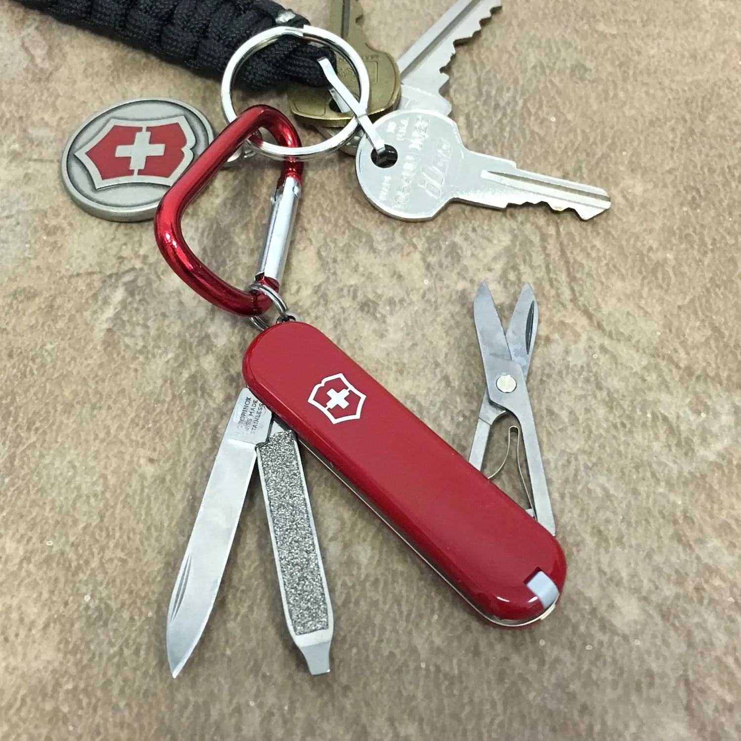 Victorinox Swiss Army Classic SD Pocket Knife, Red