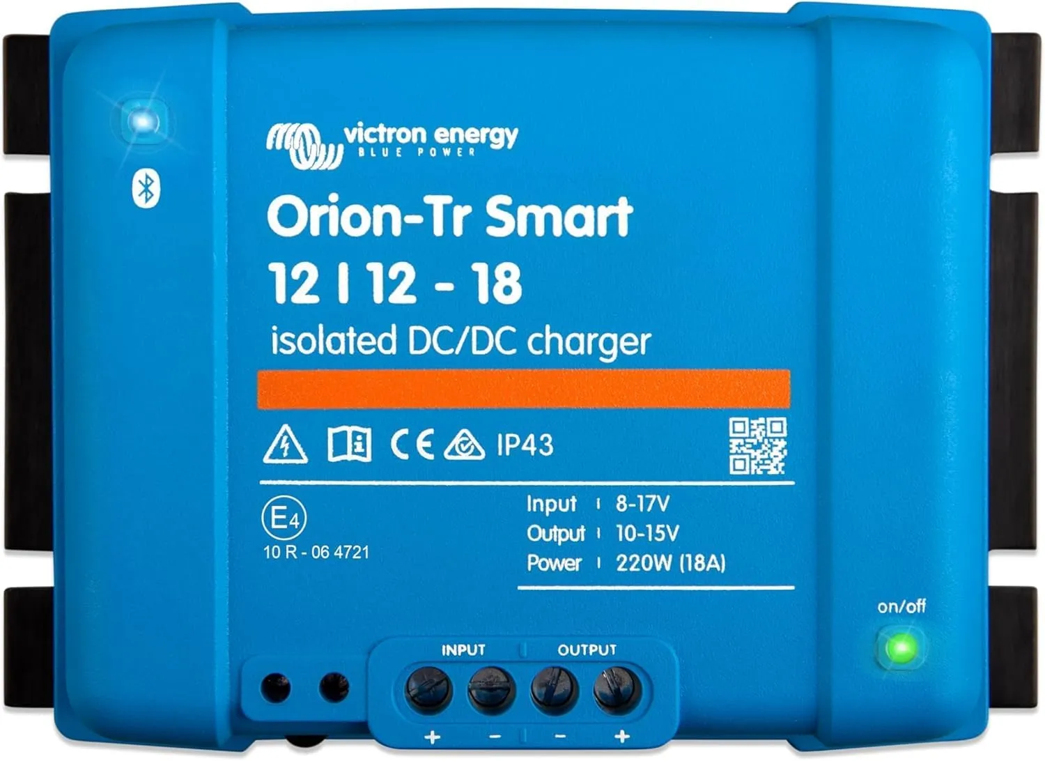 Victron Energy Orion-Tr Smart DC to DC Charger (Bluetooth) - 12/12-Volt 18 amp 220-Watt - Battery Charger for Dual Battery Systems - Isolated