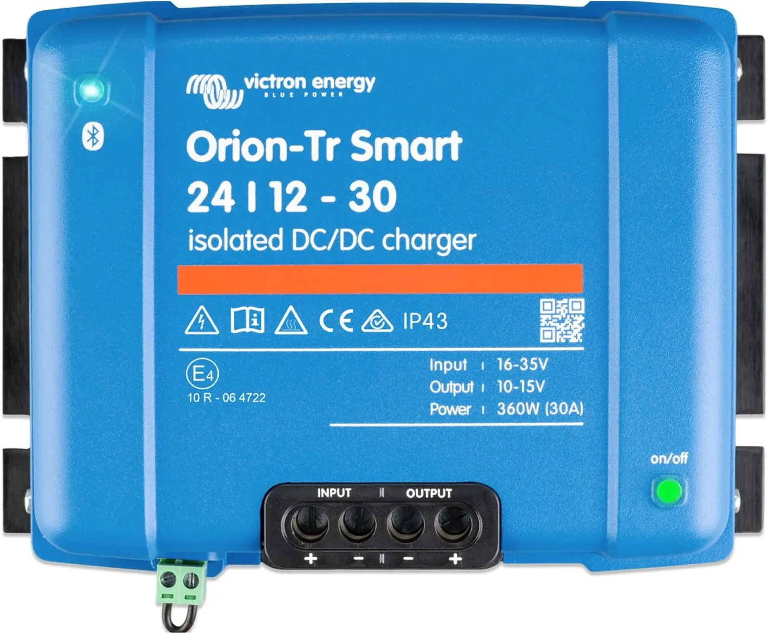 Victron Energy Orion-Tr Smart DC to DC Charger (Bluetooth) - 24/12-Volt 30 amp 360-Watt - Battery Charger for Dual Battery Systems - Isolated