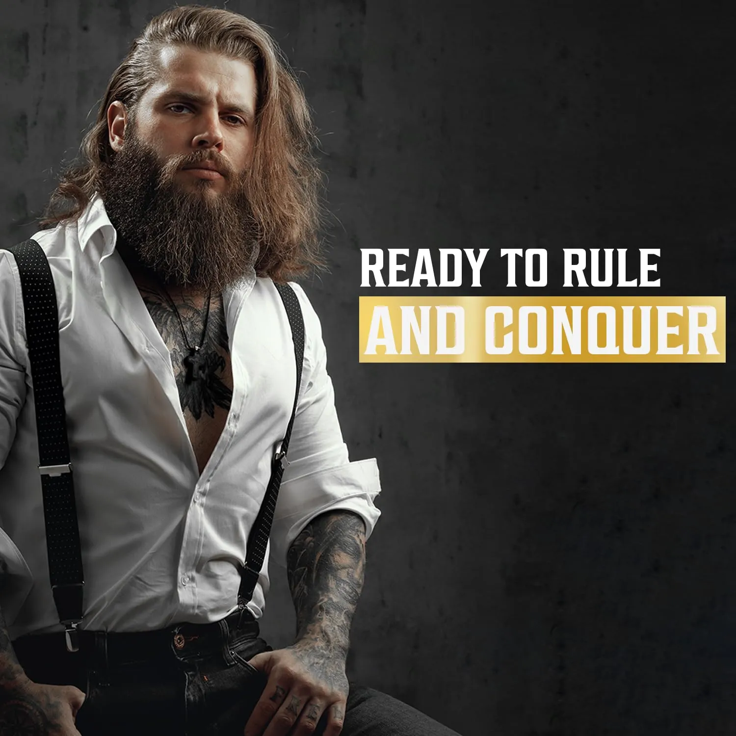 Viking Revolution Beard Wash and Beard Conditioner for Men with Argan Oil and Jojoba Oil - Beard Softener and Strengthener Beard Care Beard Shampoo and Conditioner with Beard Oil (17oz, Sweet Tobacco)