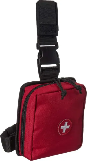 VooDoo Tactical 15-0020016000 Drop Leg First Aid Pouch, Red