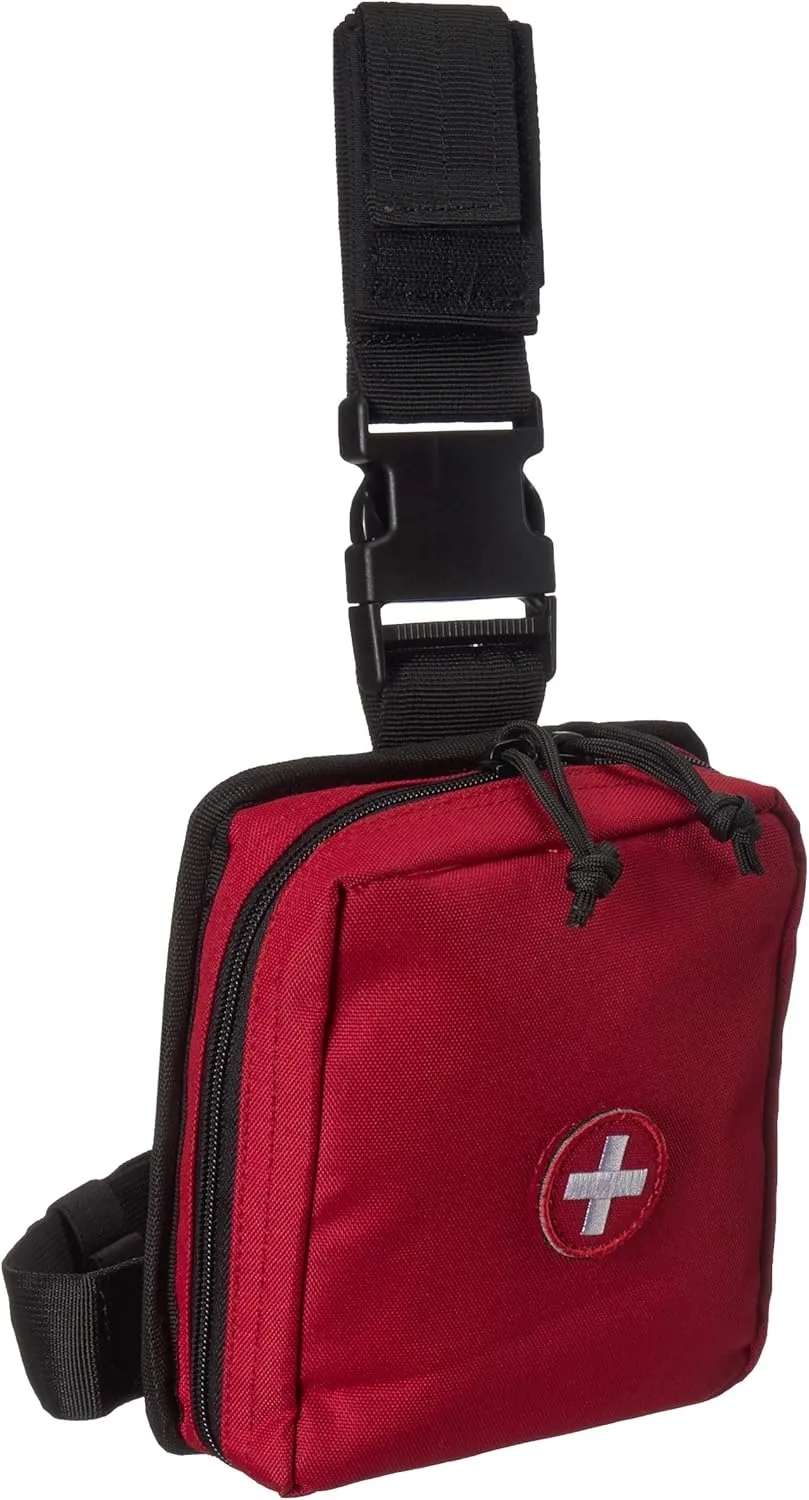 VooDoo Tactical 15-0020016000 Drop Leg First Aid Pouch, Red