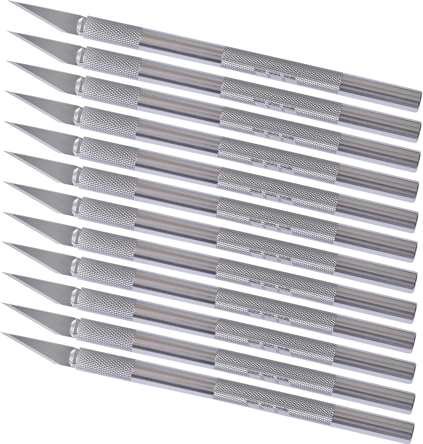 WA Portman Hobby Knife Set - 12pc High-Grade Craft Knife Set with #11 Premium Steel Hobby Blades - Precision Craft Blade