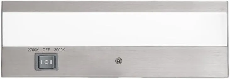 WAC Lighting BA-ACLED8-27/30AL Duo ACLED Dual Color Option Bar in Brushed Aluminum Finish; 2700K and 3000K, 8 Inches