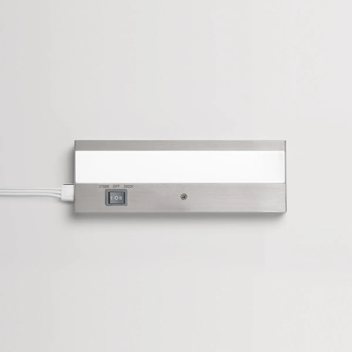 WAC Lighting BA-ACLED8-27/30AL Duo ACLED Dual Color Option Bar in Brushed Aluminum Finish; 2700K and 3000K, 8 Inches