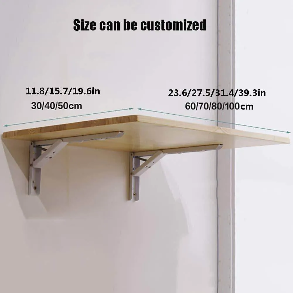 Wall Mount Folding Table Desk,Drop-Leaf Folding Table Kitchen & Dining Table Desk Children Table Customize,length100width50cm