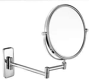 Wall-Mounted Makeup Mirror Wall-Mounted 8-inch Double-Sided Folding Vanity Mirror 10X Magnifying Bathroom Vanity Mirror