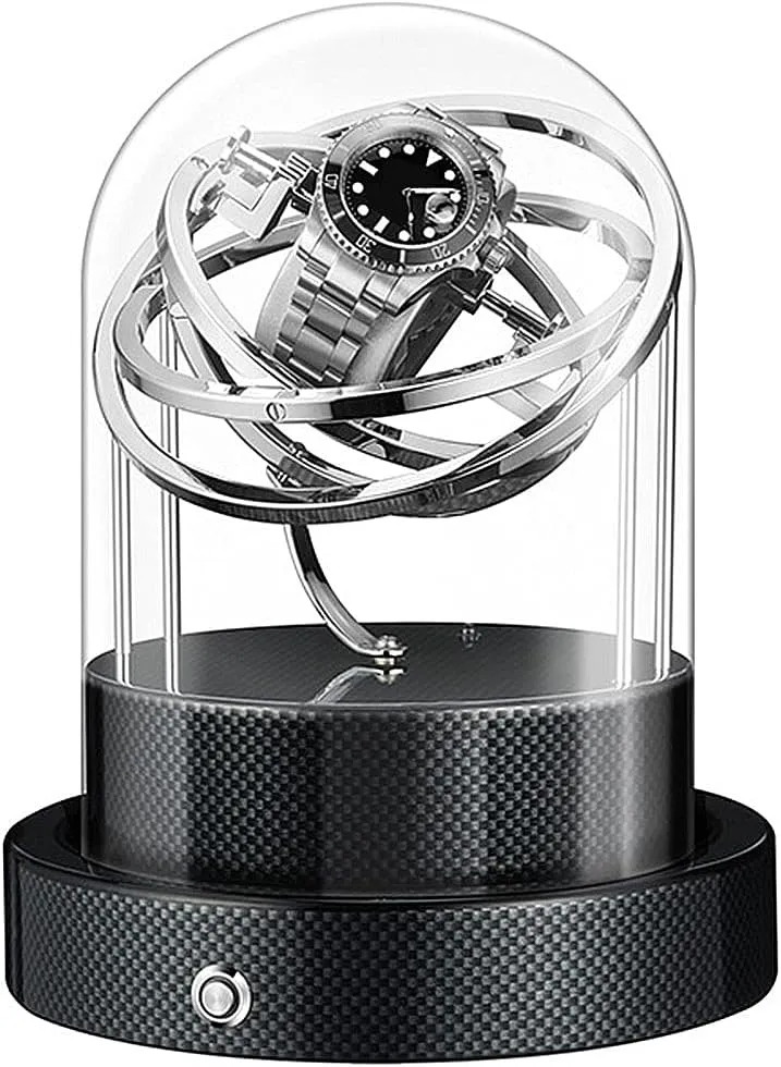 Watch Boxes Automatic Winder, Watch Box Automatic Single Glass Winder Single Glass Single Winder Super-Quiet Motor