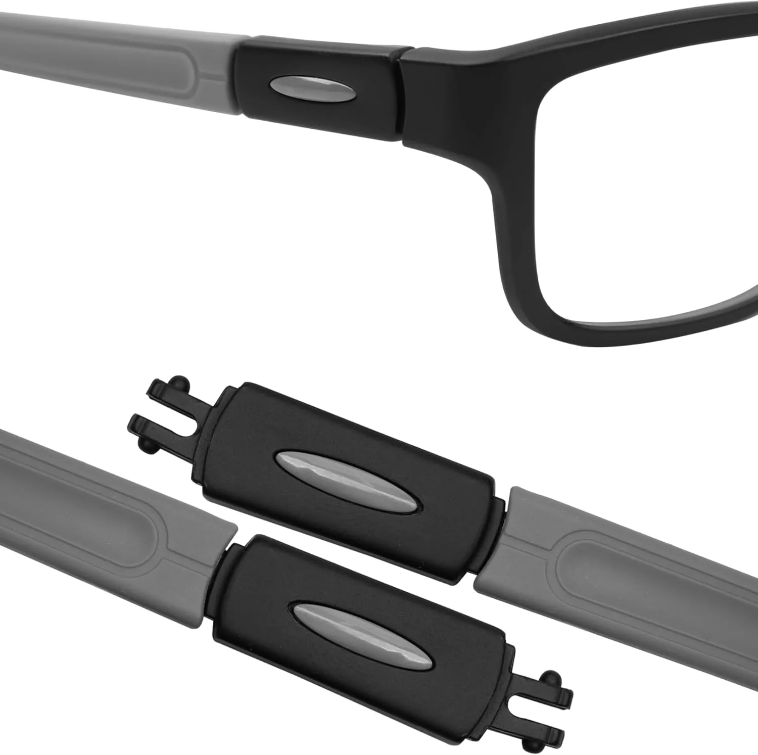 Well-aimed Replacement Temples Arms Legs/Black Ear Socks Rubber kit for Oakley Marshal MNP Glasses - More Options