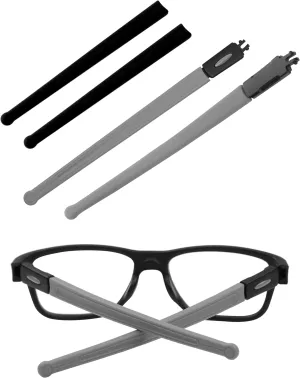 Well-aimed Replacement Temples Arms Legs/Black Ear Socks Rubber kit for Oakley Marshal MNP Glasses - More Options