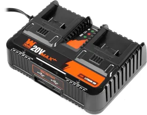 WEN 20V Max 2.3-Amp Dual Port Lithium-Ion Battery Charger with USB Ports (20200D)
