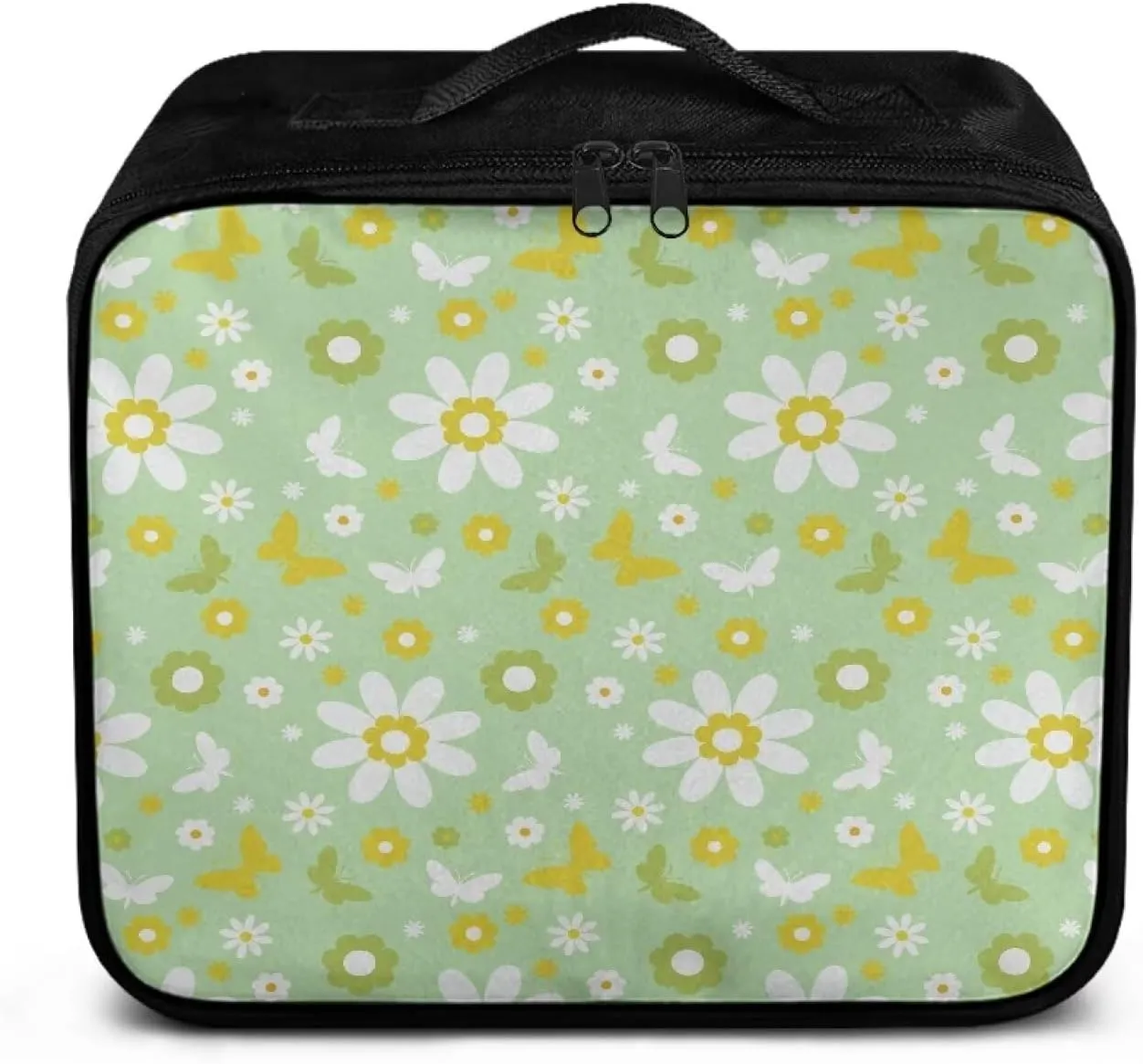 White Daisy First Aid Kit Bag Empty Medium Medical Kit Bag Medicine Pouch for Travel Medical Supplies Organizer Bag Emergency Kit for Car School Home Office Hiking Camping First Aid Kits