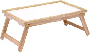 Winsome 24.6-Inch Breakfast Folding Bed Tray with Flip Top, Natural (98721)