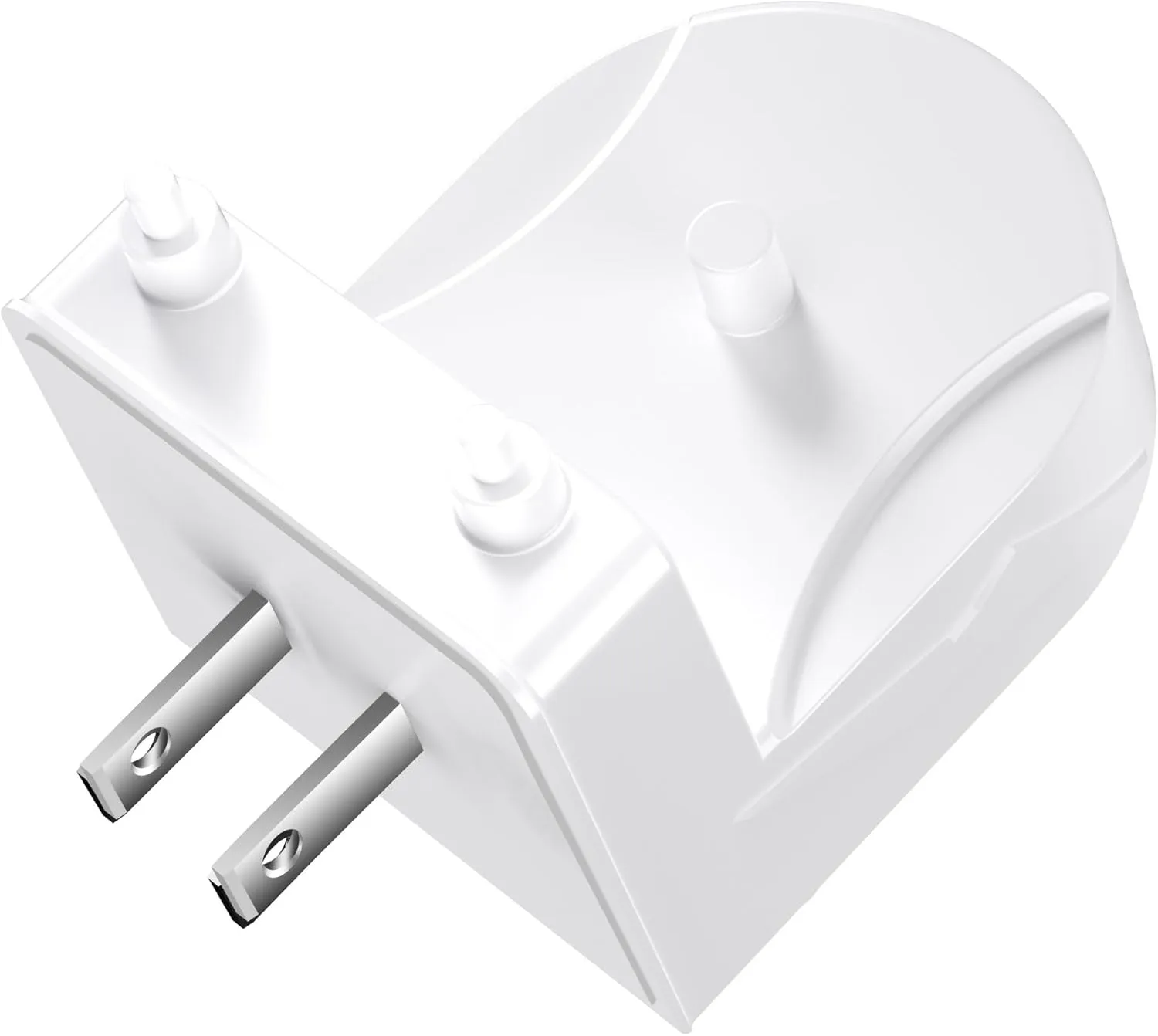 Wireless Electric Toothbrush Wall Charger Compatible with Philips Sonicare Electric Toothbrush HX6100, HX3000, HX6000, HX8000, HX9000, Portable, IPX7 Waterproof Charging Station (White)