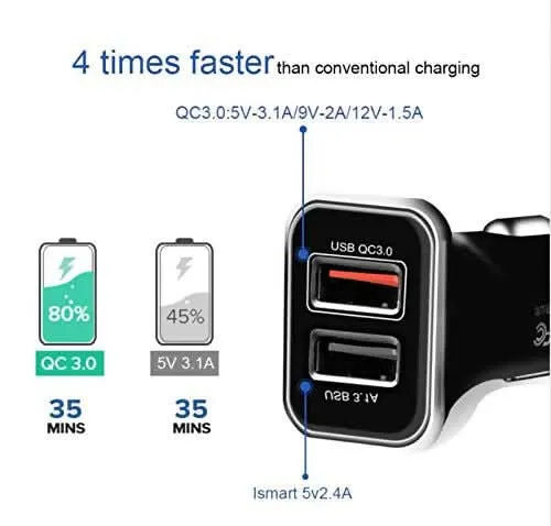 WK Car Charger WP-C19 (Black)