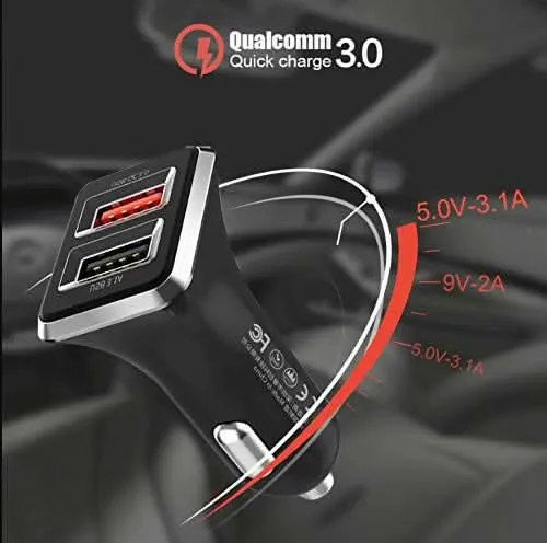 WK Car Charger WP-C19 (Black)
