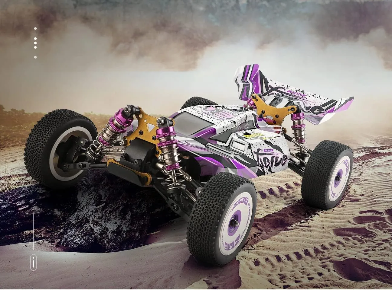 WLtoys XK 124019 V2 1/12 4WD 55km/h High-Speed Off-Road Remote Control Drift Climbing RC Racing Car Adults,Kids Toys (124019 2200 3000)