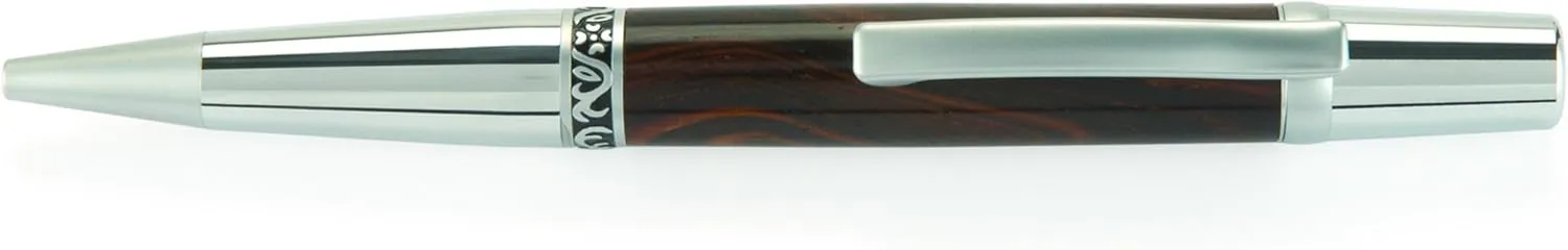 WOODRIVER Project Kit - Wall Street II Pen Kit, Chrome with Satin