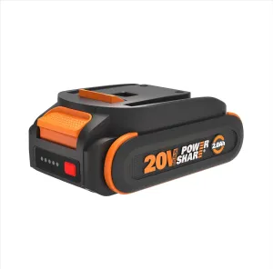 WORX 20V Battery PowerShare Lithium-ION 2.0 Ah 1 pc, WA3669