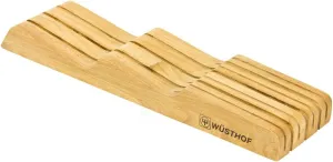 WÜSTHOF 7-Slot In Drawer Knife Storage, Natural Wood