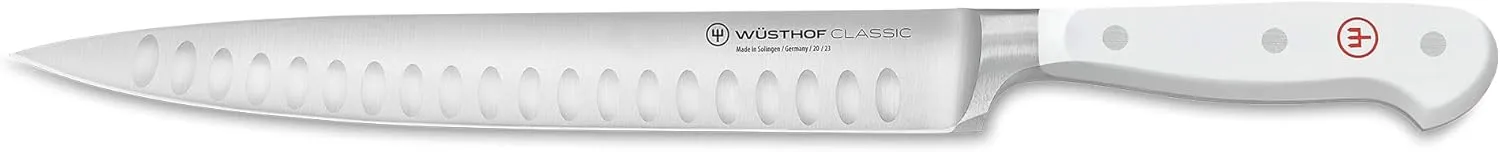 Wüsthof Classic White 9" Hollow-Ground Carving Knife