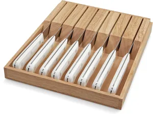 WÜSTHOF Gourmet White Nine Piece Steak Knife In-Drawer Set