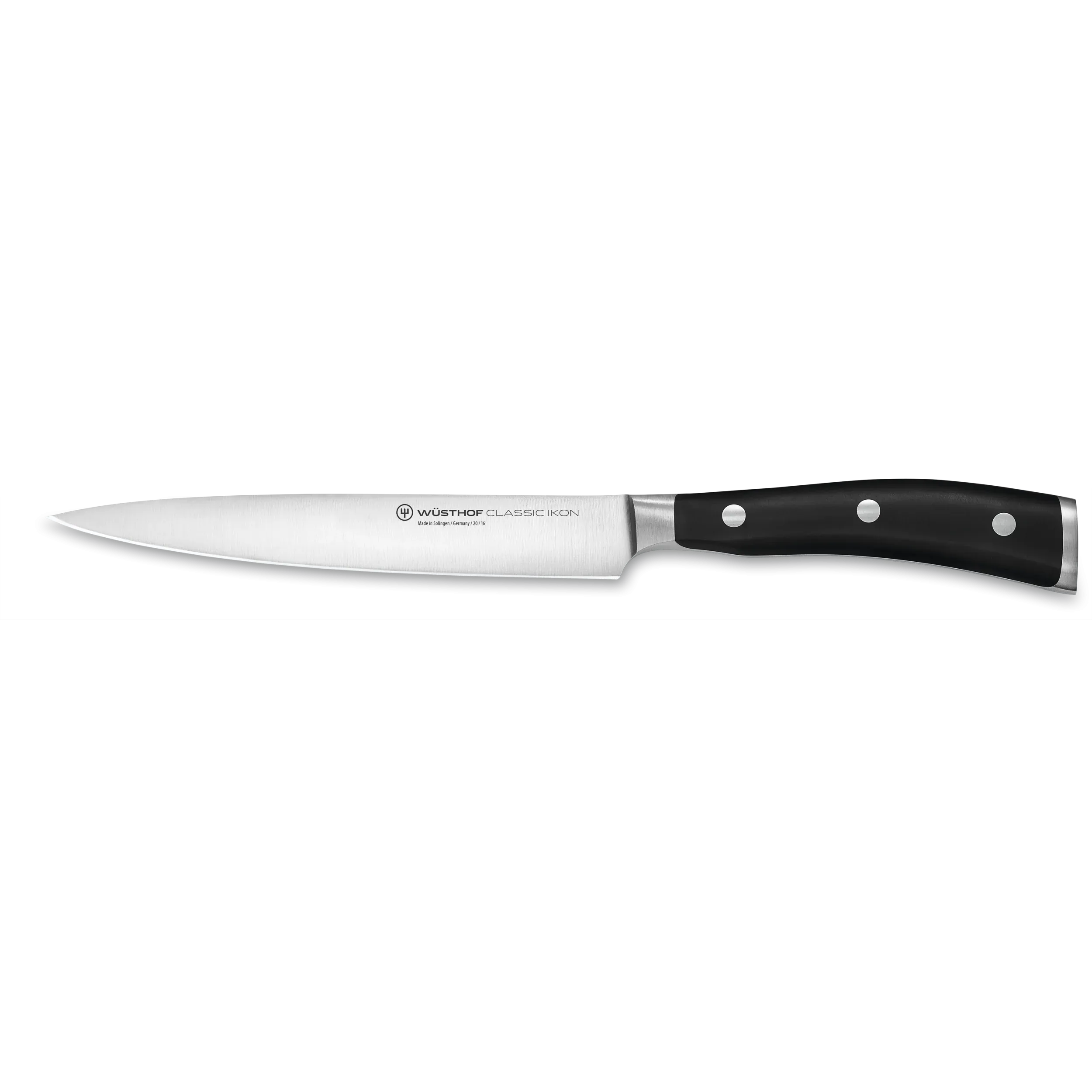 Wusthof Classic Ikon Three Piece Chef's Set | 3.5" Paring, 6" Utility, and Chef's Knife