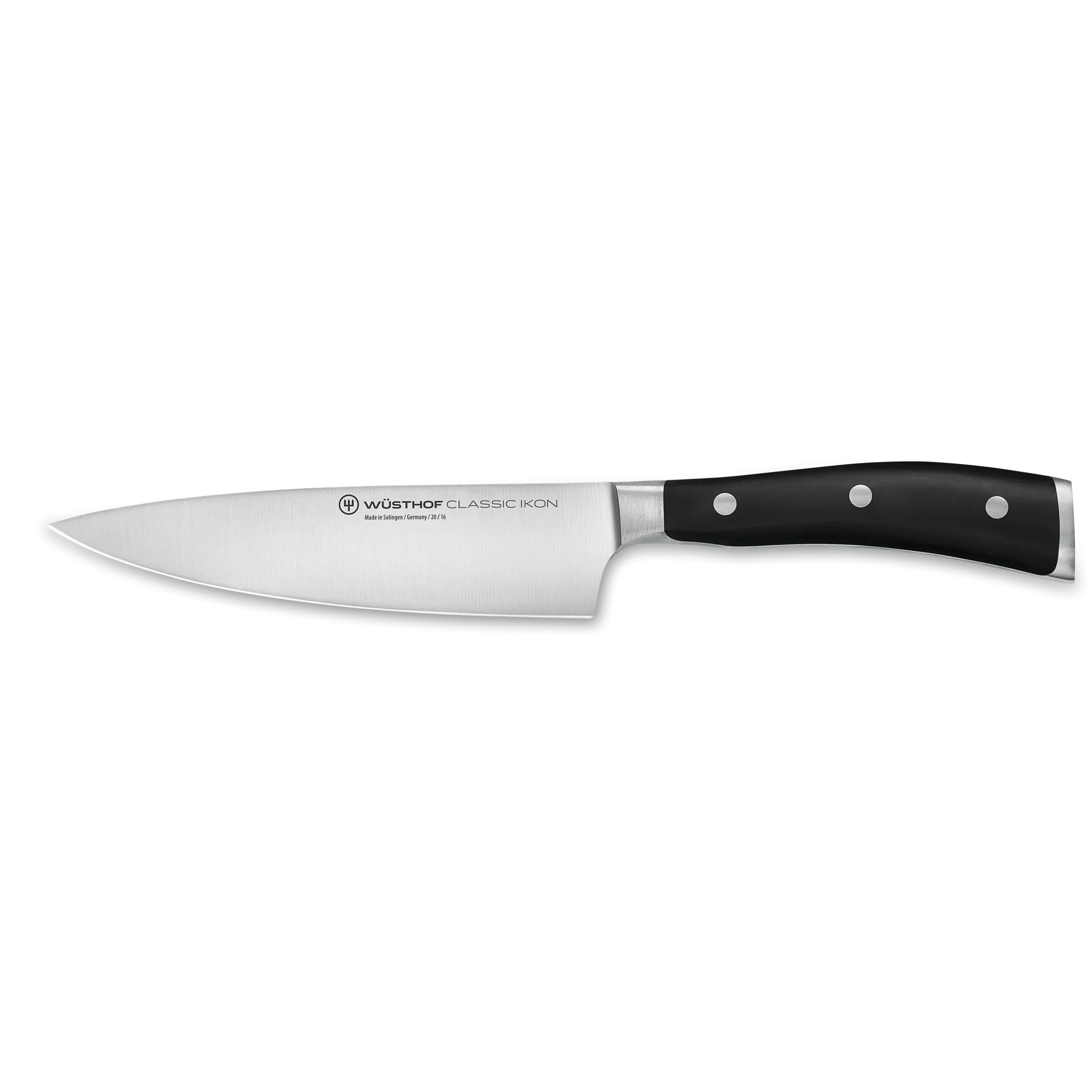 Wusthof Classic Ikon Three Piece Chef's Set | 3.5" Paring, 6" Utility, and Chef's Knife