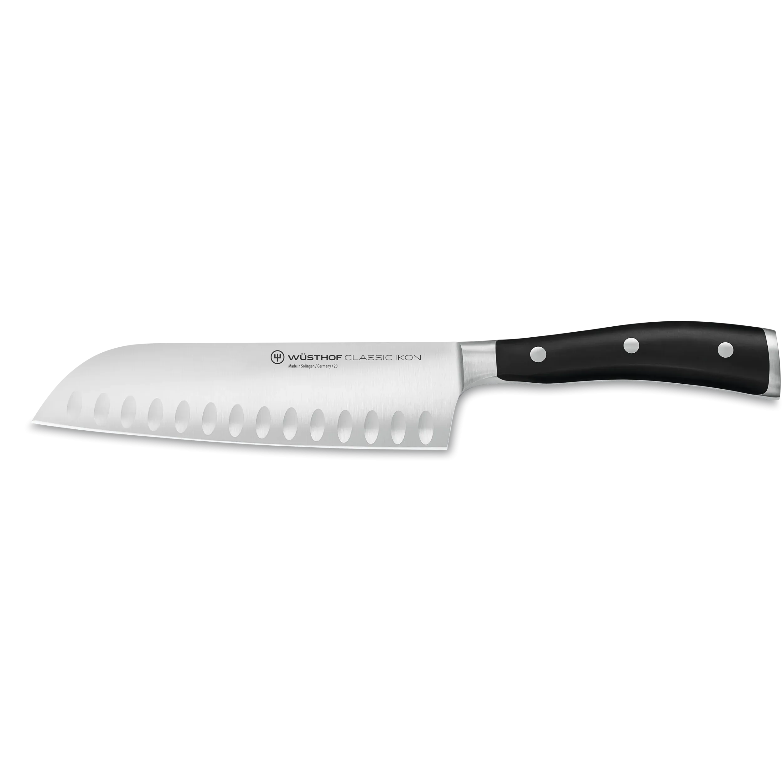 Wusthof Classic Ikon Two Piece Asian Chef's Set | 3" Paring Knife and 7" Santoku
