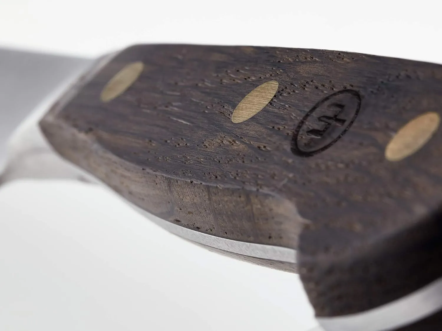 Wusthof Crafter 5" Stainless Steel Serrated Utility Knife with Smoked Oak Handle