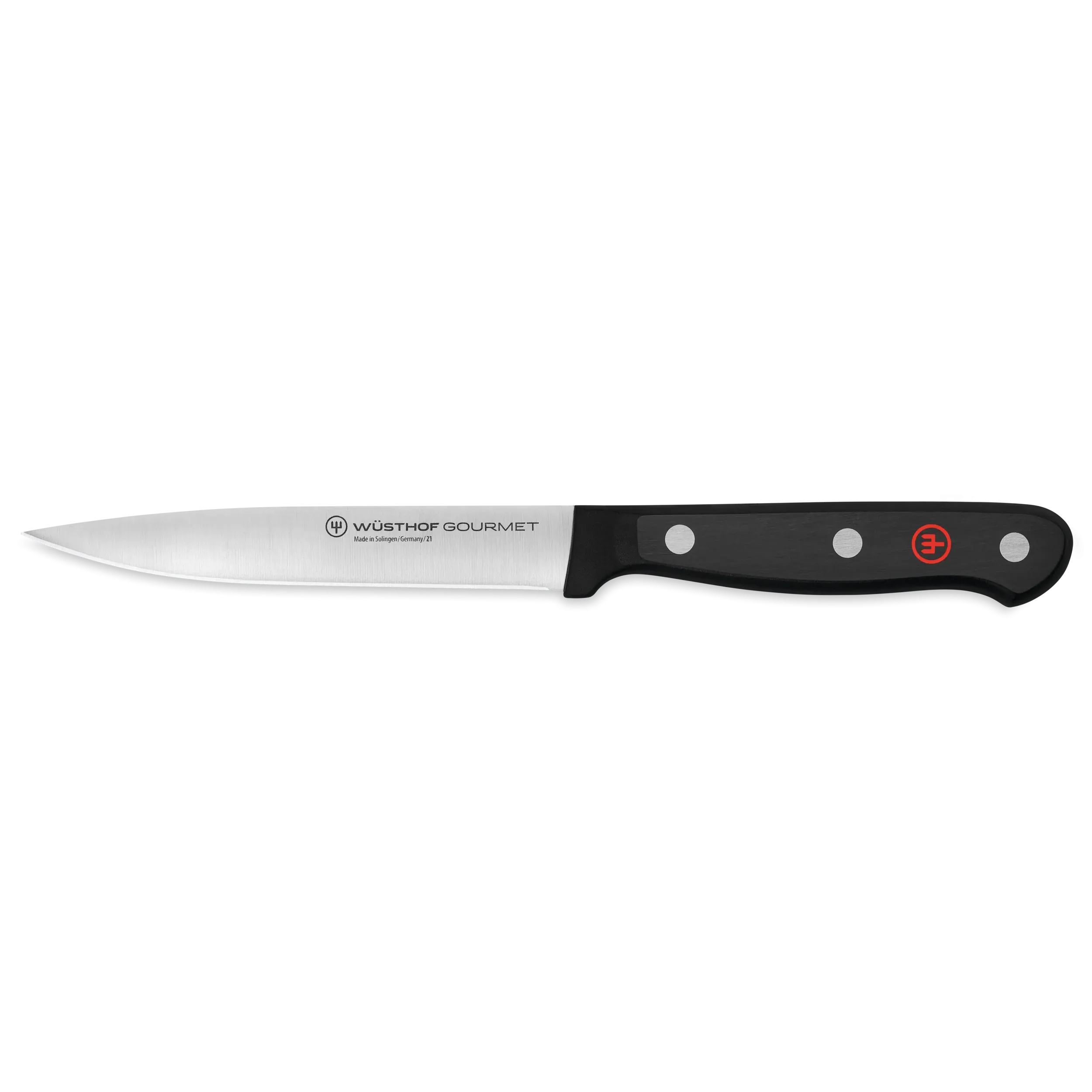 Wusthof Gourmet 4.5" Stainless Steel Utility Knife with Black Handle