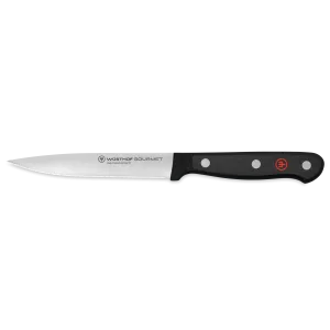 Wusthof Gourmet 4.5" Stainless Steel Utility Knife with Black Handle