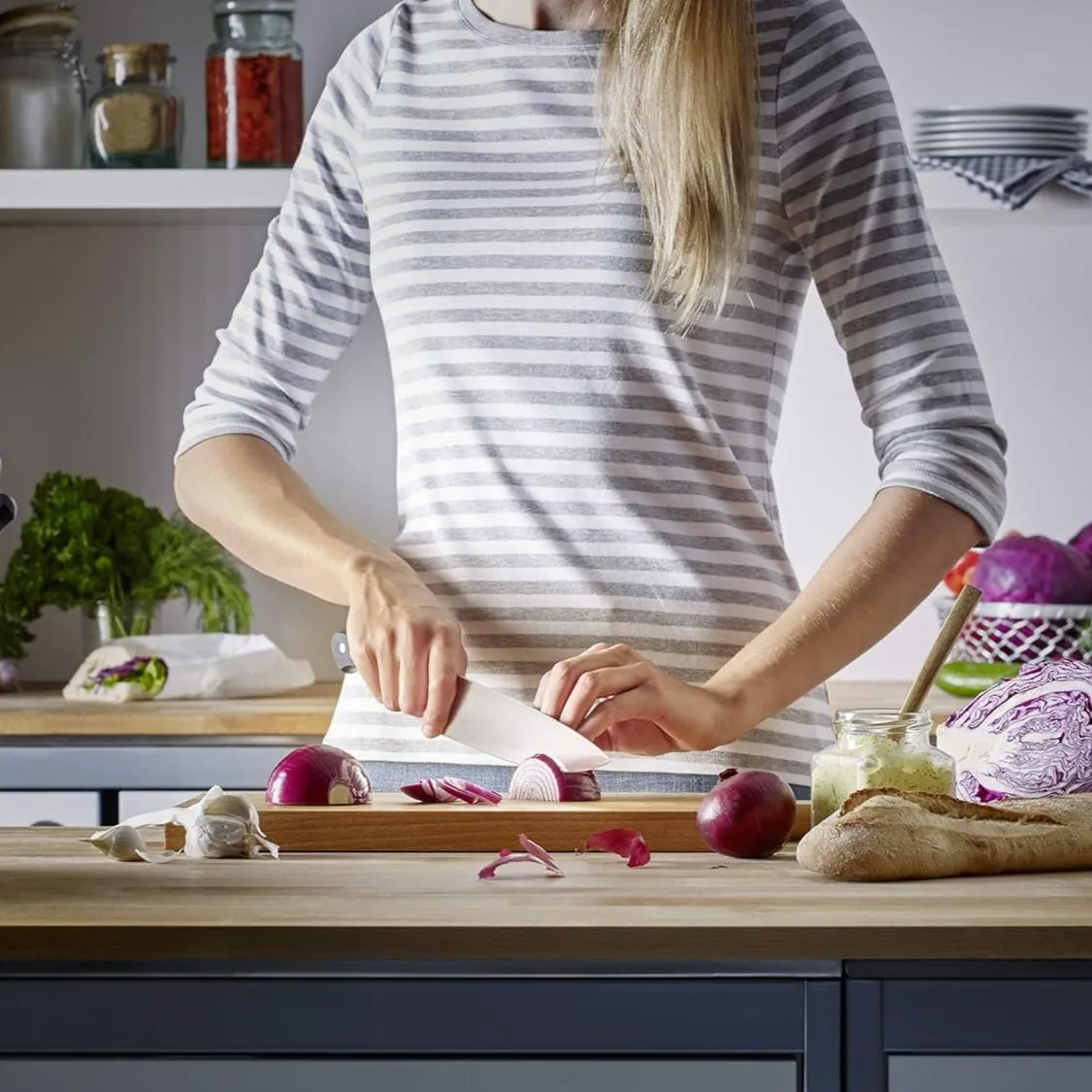 Wusthof Gourmet 4.5" Stainless Steel Utility Knife with Black Handle