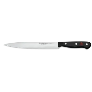 Wusthof Gourmet 8" Stainless Steel Carving Knife with Black Handle