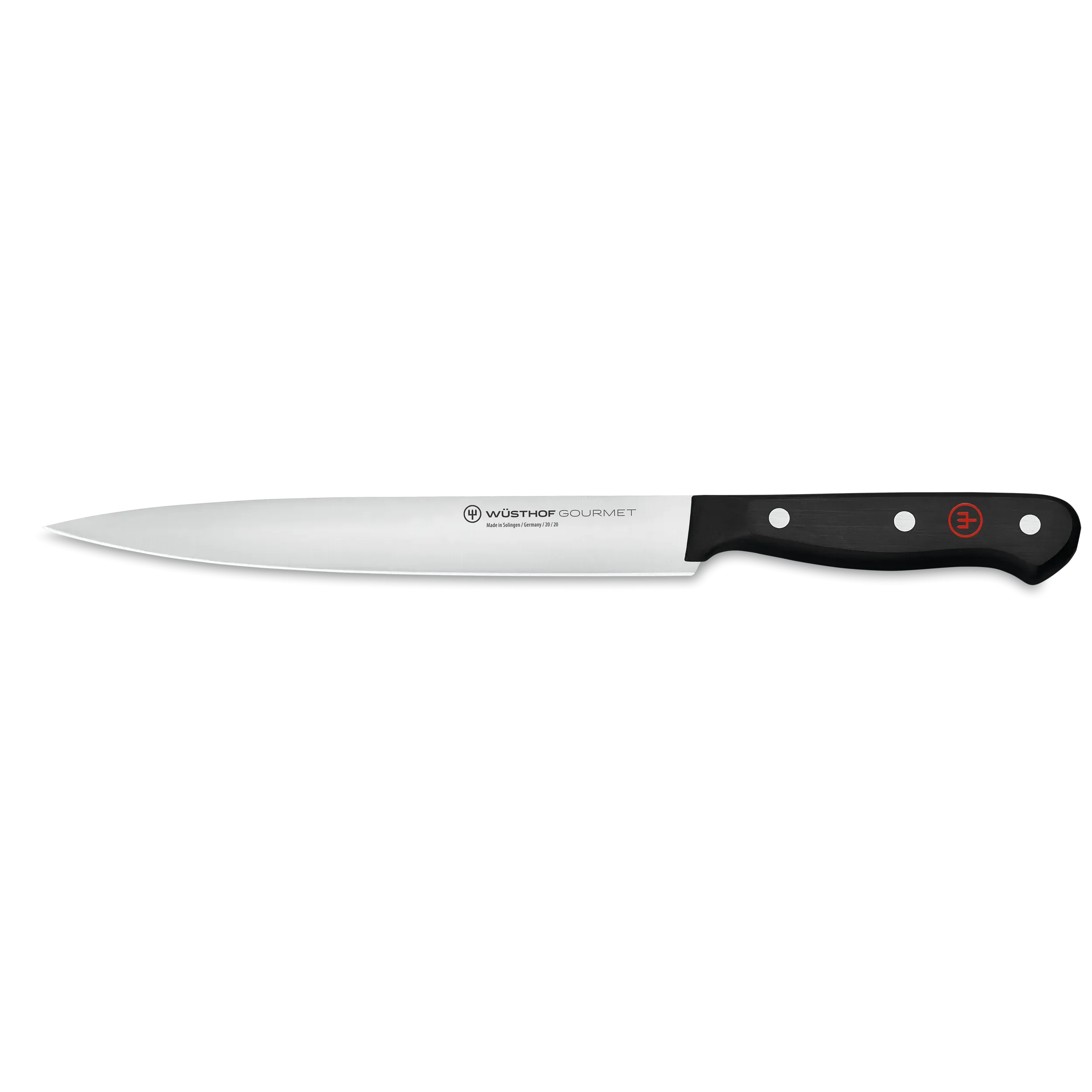 Wusthof Gourmet 8" Stainless Steel Carving Knife with Black Handle